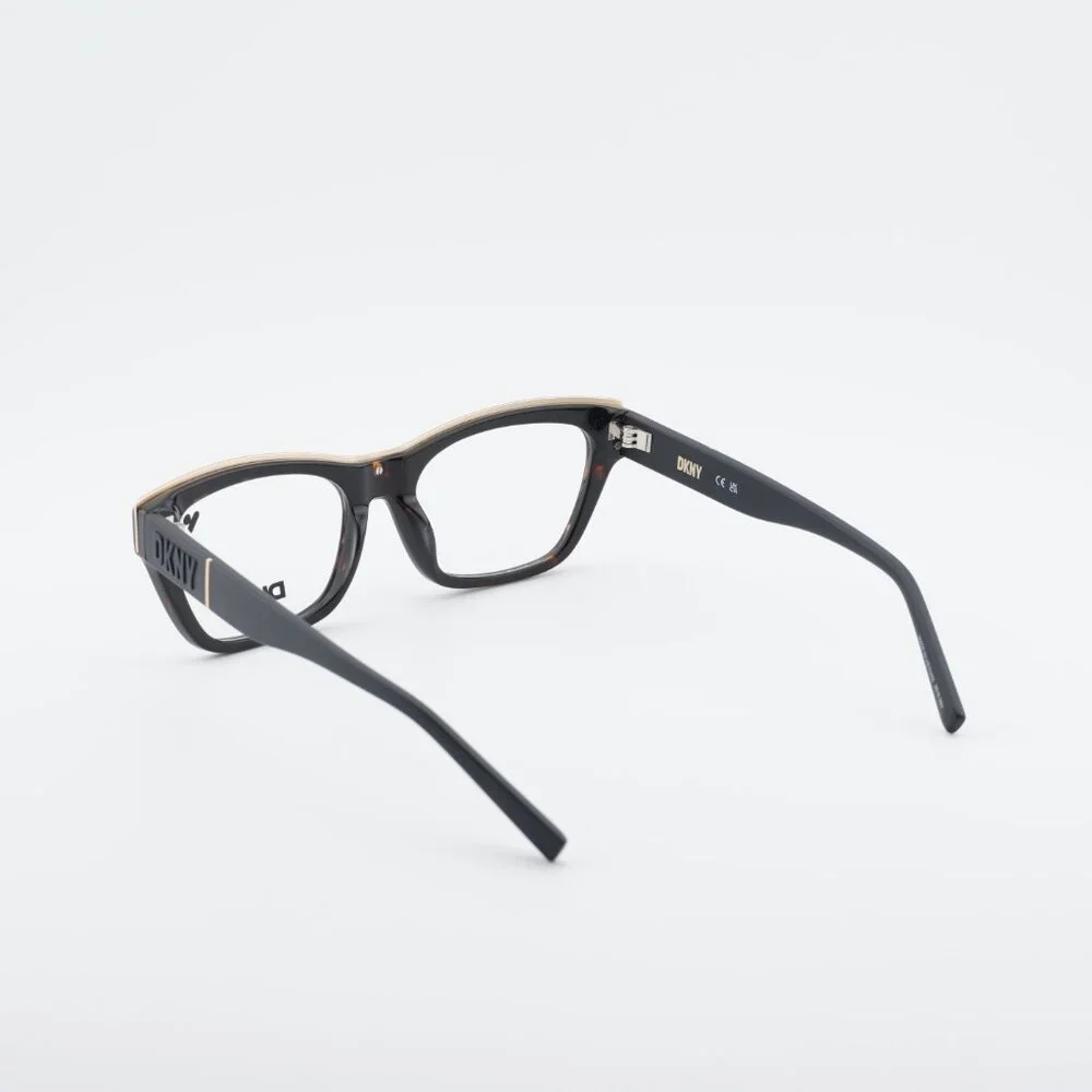 DKNY DK5063 237 Eyeglasses - Havana/Black 54mm Square Frame